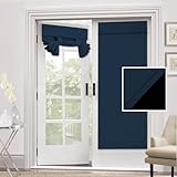 Múltiples funciones: sensación suave al tacto de alta calidad en estas elegantes cortinas de puerta, añade un encanto refrescante a tu puerta de cristal y ata para dejar entrar una hermosa luz difusa, pero decepcionada para reducir el uso de energía y proporcionar una protección completa de la privacidad