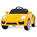 Uenjoy Kids Electric Ride on Cars 6v Battery Power Motorized Vehicles, Remote Control, Suspension, Music, Headlights, Horn, Yellow