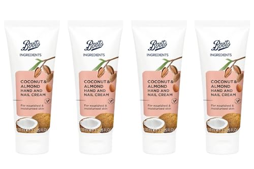 Boots Ingredients Coconut and Almond Hand Cream 3.38 Fl Oz. (4)