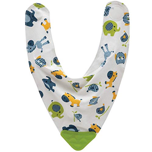 Buba 09783 - Bandana Baby Zoo Com Mordedor Verde, Colorido