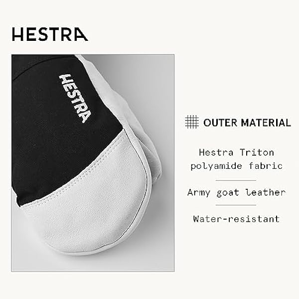 Hestra Y Army Lthr Heli Ski Jr. - mitt