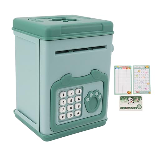 MONEDERA Segura Lindo Panda DE Gran Capacidad para NIÑOS Verde