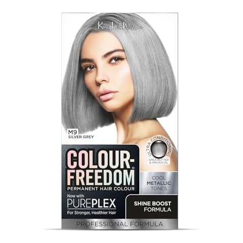 Colour Freedom Metallic Silver Grey Hair Dye Cover