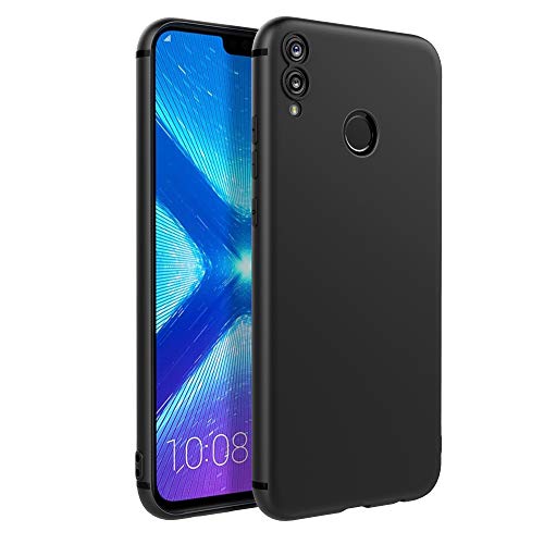 EasyAcc Custodia per Huawei Honor 8X / Honor View 10 Lite, Morbido TPU Cover Slim Anti Scivolo Protezione Posteriore Case Antiurto E' Adatto per Huawei Honor 8X / Honor View 10 Lite - Nero