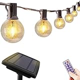 ☀【Solar LED Lichterkette】Die LECLSTAR 10M Lichterkette Außen besteht aus 30er LED Glühbirnen mit 3 Stücke Ersatzbirnen. Es ist Perfekt für Ihr Familienessen im Freien, Grillen am Sommernacht, Hochzeit, und Weihnachtsfeier. Dekorieren Sie Ihren Garten, Terrasse, Balkon, Pergola, Café. Ab dem Moment, in dem Sie die Solar Lichterkette einschalten, wird die Atmosphäre sehr romantisch.