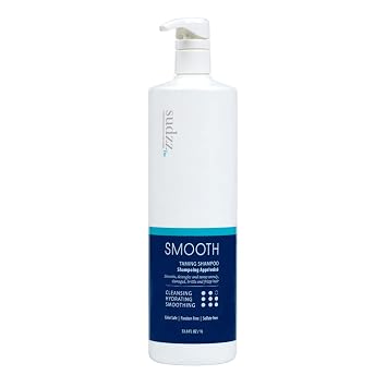 SUDZZFX Smooth Taming Shampoo - Frizz Control, Moisturizing for Damaged Hair, Hair Styling for All Hair Types for Men & Women - Sulfate Free, 33.8 Fl Oz