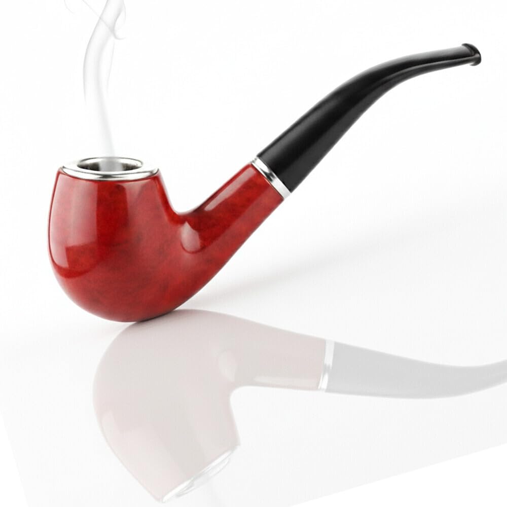 High-Quality Curved Smoking Pipe for Men & Women-image-16