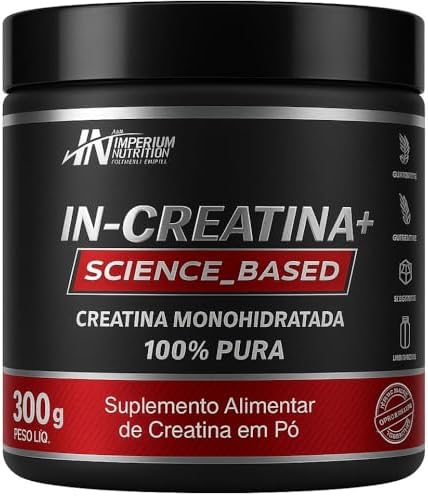 Creatina Monohidratada Micronizada 100% Pura - 300g - IN-Creatina+ Imperium Nutrition