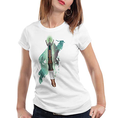 style3 Destornillador sónico Camiseta para Mujer T-Shirt Box Dalek dr Police Doctor, Talla: