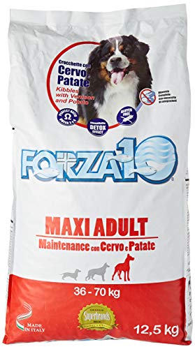 Forza 10 Maxi Adult Maintenance - Cervo para Perros Secos Premium - Bolsa de Calidad, Multicolor, única