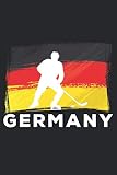 Germany Hockey Notebook: German Flag Journal for Hockey Player | Document Your Ice Hockey Season | Blank Lined Notebook | 120 Pages 6