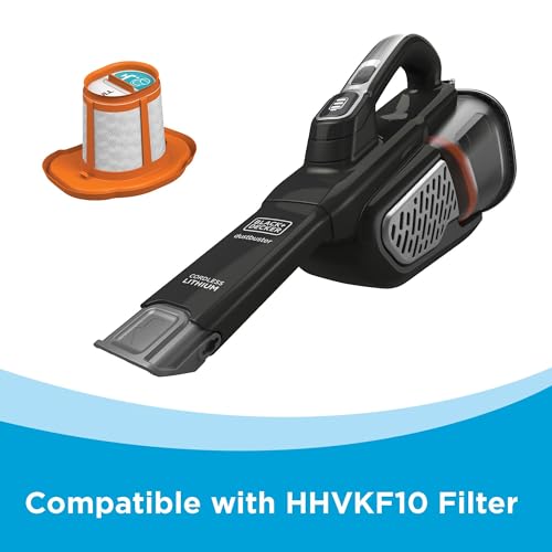 BLACK+DECKER dustbuster Portable Vacuum Cordless Handheld, Small Hand Vacuum Cleaner for Dorm Home and Car, Powerful 20V AdvancedClean+ (HHVK515J00FF) by BLACK+DECKER - Image 3