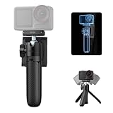 ULANZI MT66 Kleines Action Kamera Stativ für DJI Osmo Action 5 Pro, Nano/Osmo Action 4, mit Rucksack-Klettverschluss, magnetischer Schnellwechsel-Adapterhalterung, Selfie-Stick/Mini-Stativ