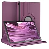 EAZY CASE - Tablet Hülle für Samsung Galaxy Tab A11 Plus Schutzhülle 11 Zoll Smart Cover Tablet Case Rotationcase zum Aufstellen Klapphülle 360° drehbar mit Standfunktion Tasche Kunstleder Lila