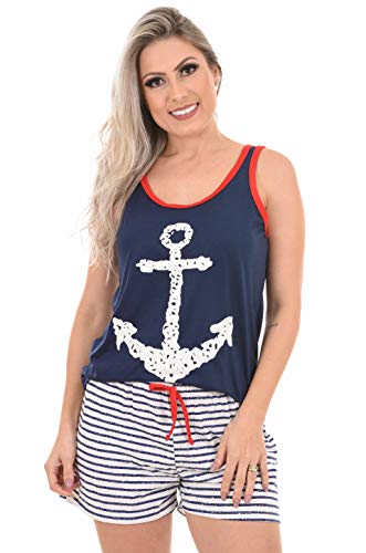 Baby Doll Ayron Fitness Âncora Feminino Adulto (G)