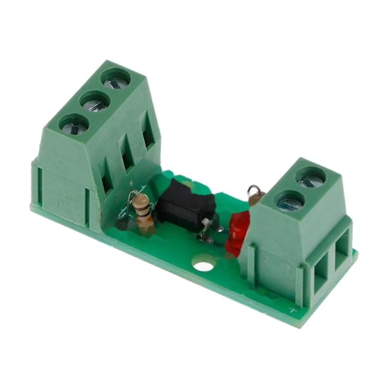 12V 80KHz 1 Channel Optocoupler Isolation Module Board No Din Rail PLC Processor