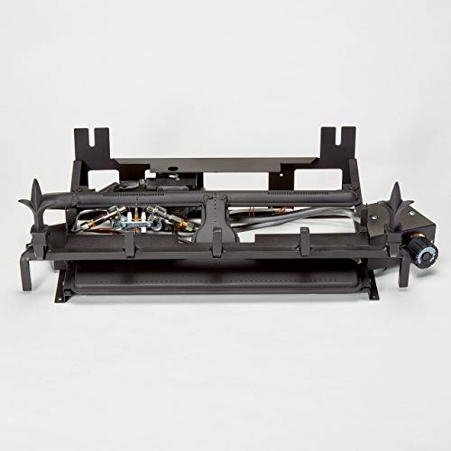 Duluth Forge Dls-24T-2 Dual Fuel Ventless Fireplace Logs Set With Thermostat, Use With Natural Gas Or Liquid Propane, 33000 Btu, Heats Up To 1100 Sq. Ft, Stacked Red Oak, 24 Inches #TOP6