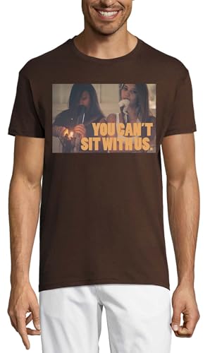 T-shirt col rond homme You Can't Sit with Us en coton imprimé pour un look urbain