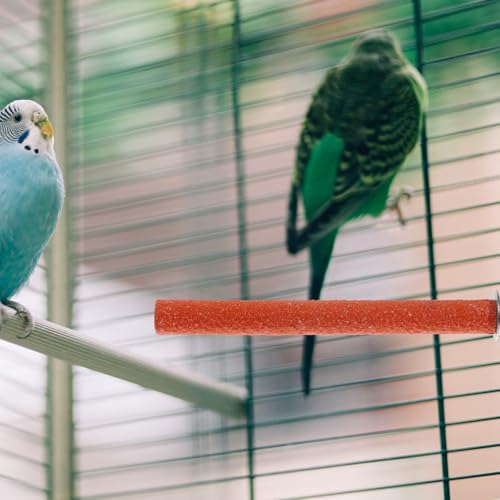 Image of Mipcase Parrot Grinding Stick Bird Beak Grinder and Claw Grinding Rod Bird Training Perch for Parakeets Cockatiels Small Birds Climbing Stand for Cage 7.87 in