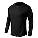 Mens Shirts Tops Long Sleeve Crewneck Bottoming Shirt Casual Solid Pullover Sweaters Waffle Fall Thermal T-Shirts