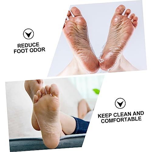 Healeved 12 Pares Pé com a membrana do pé máscaras úteis para os pés máscaras de peeling de pés chul