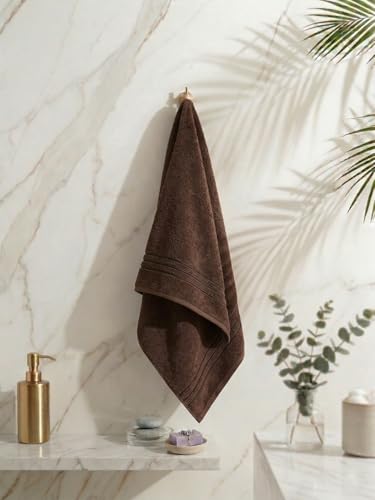 Image of Monte Carlo Cotton Towel Set 3 Piece | (1 Bath Towel 70 X 140 cm, 2 Hand Towel 40 X 60 cm)| 380 GSM | Gift Box Bathroom Towel Combo | Compact Towel Set for Men & Women (Super Charm) | Baltic Blue