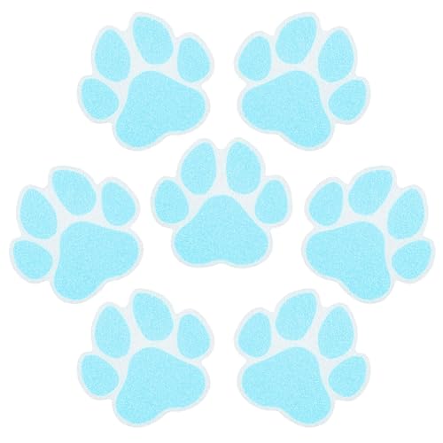 Secopad Adesivi antiscivolo per vasca da bagno, 20 pezzi, grandi, per vasca da bagno, doccia, decalcomanie adesive con raschietto (Blu)