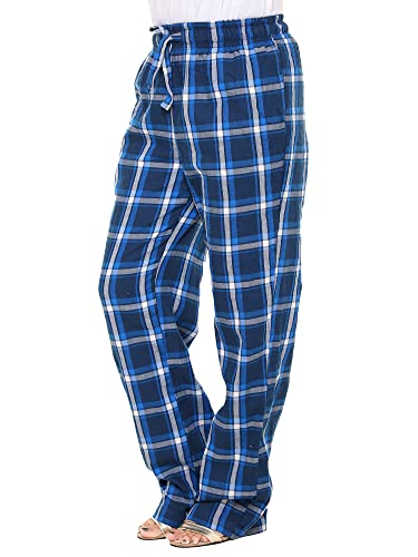 Image of Womens Multicolor Cotton Checkered Pyjama | Checks Pajama for women with Elastic & Drawstring Plus Size (S TO 8XL)