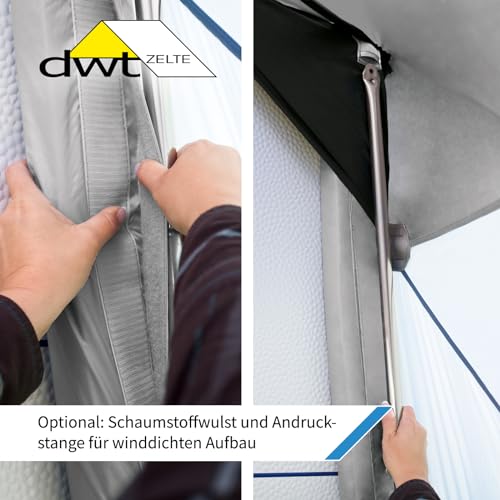 Wohnwagen Vorzelt DWT Fortuna II – 250 x 280 cm grau