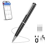 136G Digital Voice Recorder, Audio Recorder with 25H Battery Life, Playback & Voice Activation Recording Device, Voice Activated Recorder with AI Noise Reduction for Lectures/Meetings/Interviews