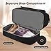 Wedama Weekender Bags for Women, Large Travel Duffel Bag with Shoe Compartment, Carry on Overnight Bag with Toiletry Makeup Bag, Gym Duffel Bag Travel Tote Bag for Travel Gym Camping Hospital, Black