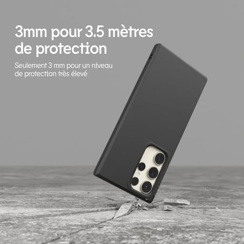 Coque Galaxy S23+ RhinoShield SolidSuit Noir Compatible MagSafe