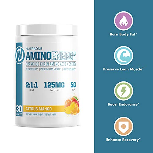 Amino Energy BCAA Powder Pre-Workout Supplement with Caffeine by NutraOne – Branched Chain Amino Acids to Help Fuel and… - Image 4