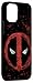 Marvel Deadpool Wade Wilson Icon Paint Splatter Case for iPhone 12/12 Pro