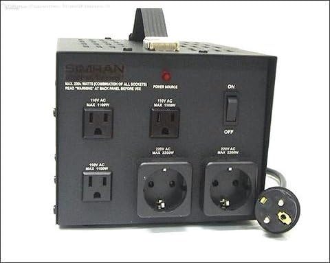 VCT VT 2300R - Heavy Duty 2300 Watt Step Up/Step Down Voltage Transformer for AC 110V / 220V Voltage Conversion - Worldwide Use