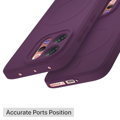Image of Pikkme Back Cover for Vivo V70 5G Soft Matte Silicone | Slim Fit | Mag-Safe Design (Mag-Safe Not Support) Camera Protection Bumper Case (Purple)