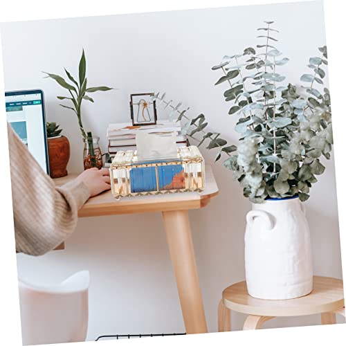 Boîte à mouchoirs rectangulaire avec ouverture large et stable - 8