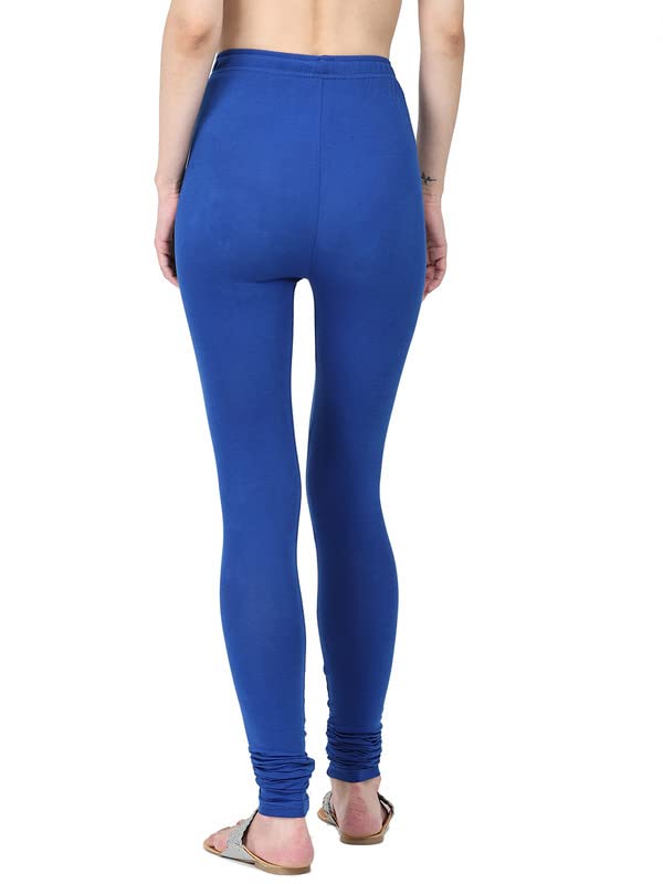 Image of Robinbosky Cotton Churidhar Leggings for Women - Stylish, Stretchable & Flattering Fit for All-Day Comfort