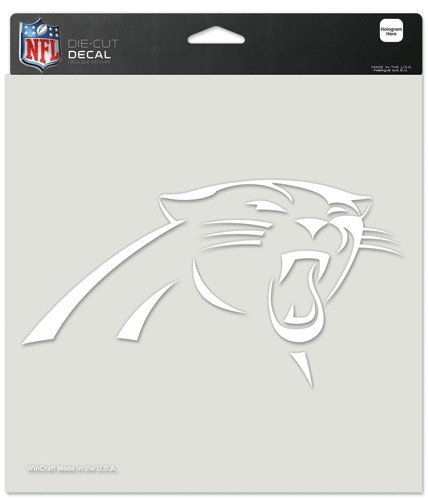 NFL Carolina Panthers Die-Cut Decal, 8