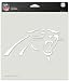 NFL Carolina Panthers Die-Cut Decal, 8"x8", Team Color