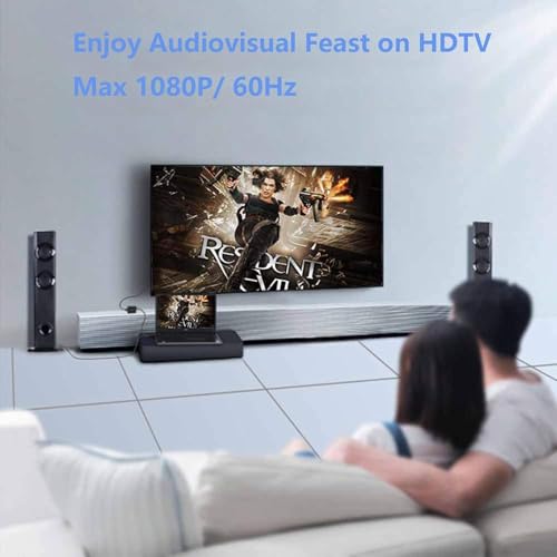 Image of HDMI Cable Adapter HDMI TO VGA, 1080P hdmi to vga Adapter for Computer, Desktop, Laptop, PC, Monitor, Projector, HDTV (HDMI TO VGA IC CABLE)