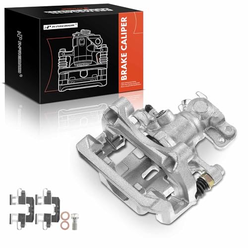 A-Premium Disc Brake Caliper Assembly with Bracket Compatible with Ford, Lincoln, Mazda and Mercury Models - Fusion 2006-2012, 6 2006-2013, Zephyr 2006, MKZ 2007-2012, Milan - Rear Left Driver