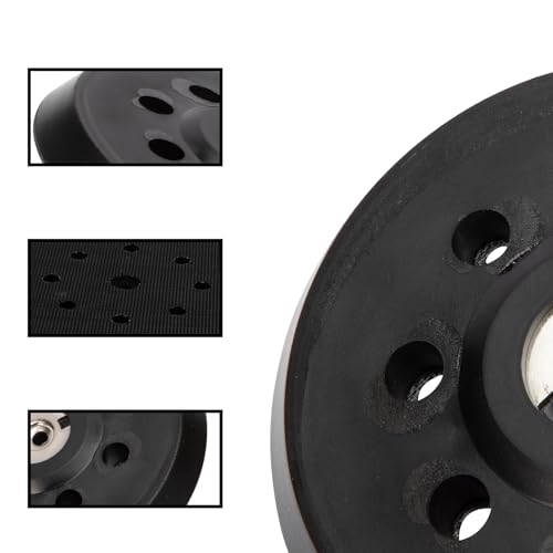 GNXfixt Schleifpads für Polierwerkzeuge 125mm 631220000 Schleifpads Ersatz Schleifpads kompatibel mit Metabo SXE 325 Intec 425 Turbotec