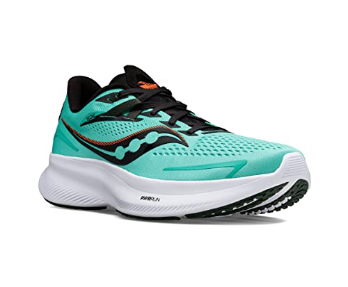Saucony Tênis de corrida masculino Ride 15, Coolmint/Raspas, 12.5