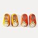 Toddler House Shoes Boys and Girls Indoor Floor Socks Non Slip Fashion Toddler Shoes Breathable Cartoon Floor Socks (Orange, 2 Years Toddler)