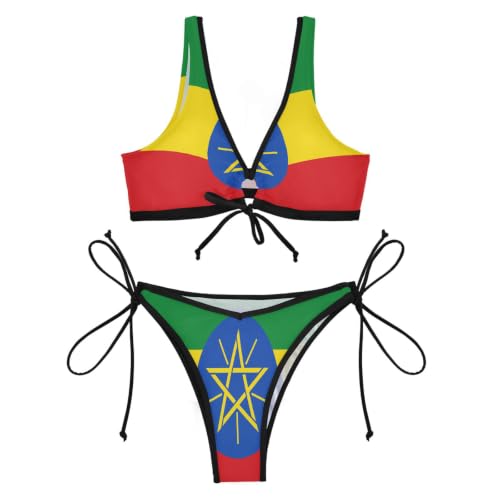 Bikini triangular de Etiopía cómodo para conseguir un bronceado uniforme 4