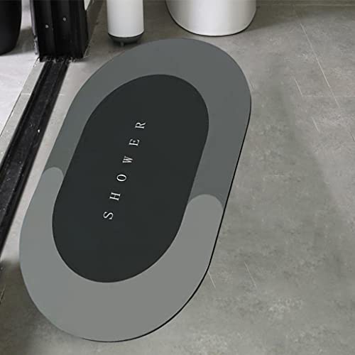 Baoblaze 2x Tapete de Banho Antiderrapante Tapete de Banheiro Tapete de Banheiro Super Absorvente