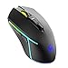Produktbild Funkmaus Maus Gaming Maus Gaming-Maus X9 Wiederaufladbare kabellose Gaming-Maus Mute Luminous Mechanical Mouse X9 Kabellose RGB-Gaming-Maus wiederaufladbar leise, 2400 DPI, einstellbar, Plug-and-Play