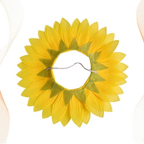 NUOBESTY Sunflower Headgear Funny Performance Props for Dance Party Festival Games Kids Teens Adults Kindergarten