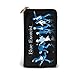 Produktbild JHGFG Blue Exorcist Fashion Anime Damen Leder Brieftasche Clutch Bag